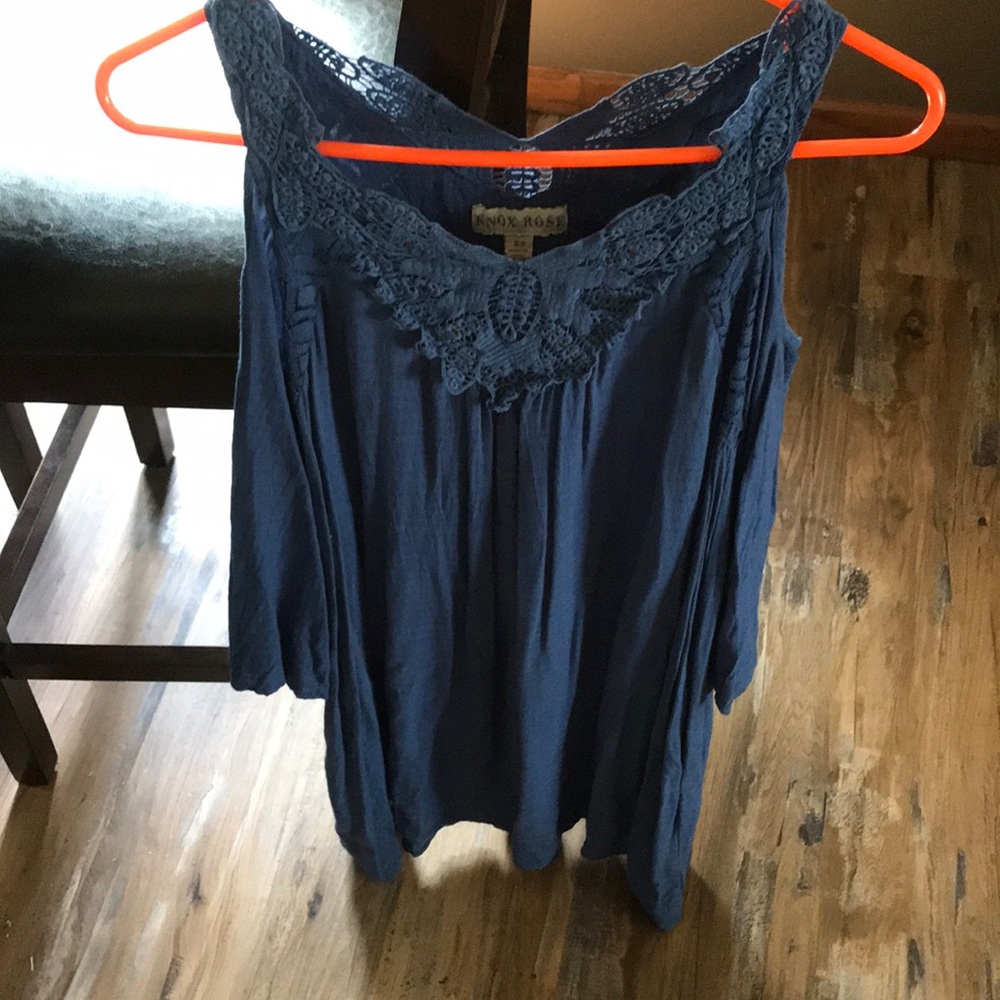 Open shoulder dress